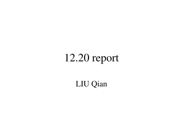 12.20 report