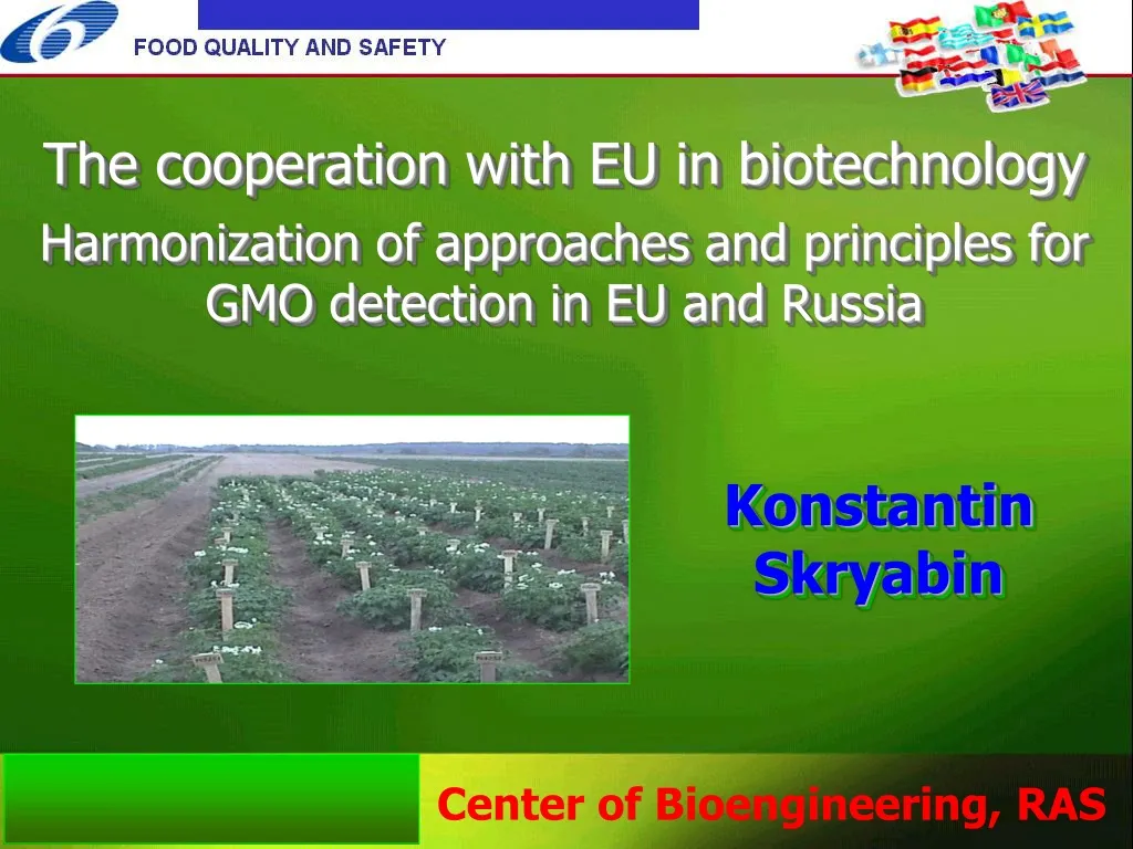 the cooperation with eu in biotechnology