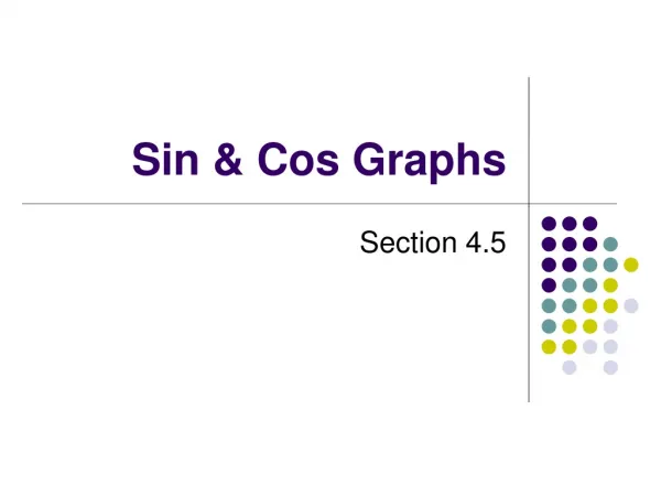 Sin &amp; Cos Graphs