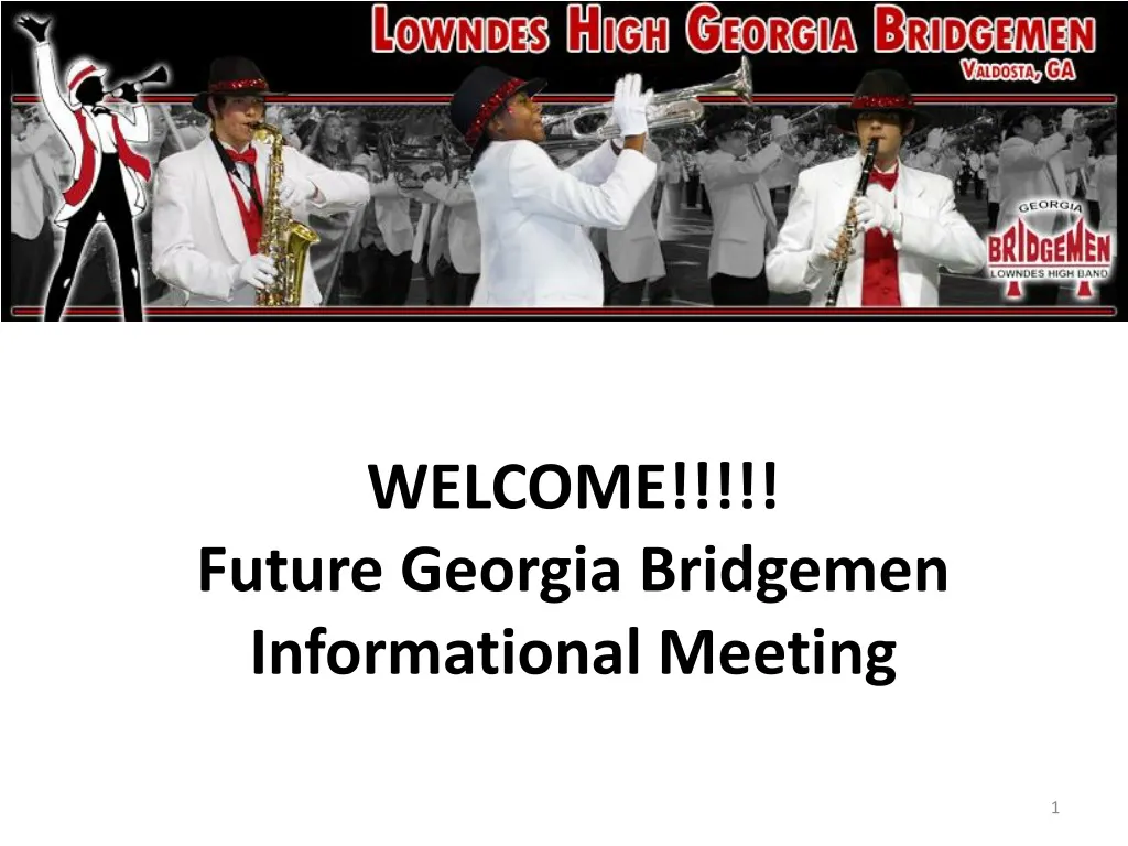 welcome future georgia bridgemen informational meeting
