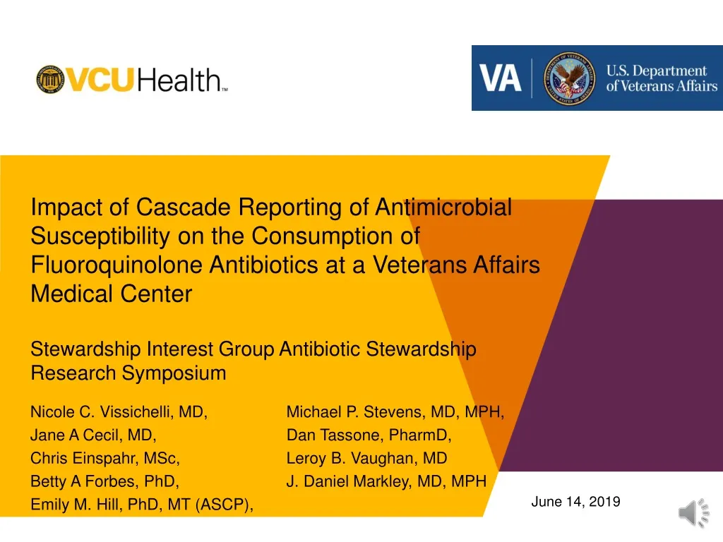 impact of cascade reporting of antimicrobial