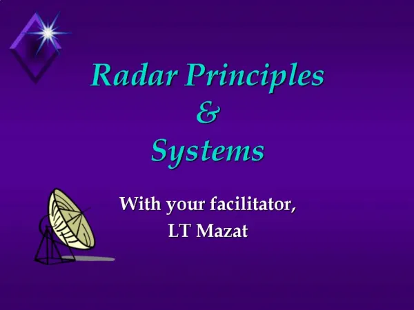Radar Principles Systems