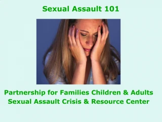 Sexual Assault 101 - slide 1