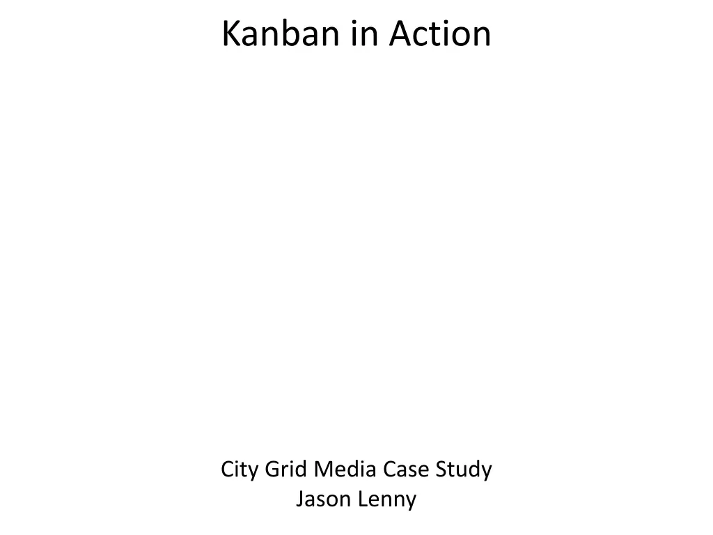 kanban in action