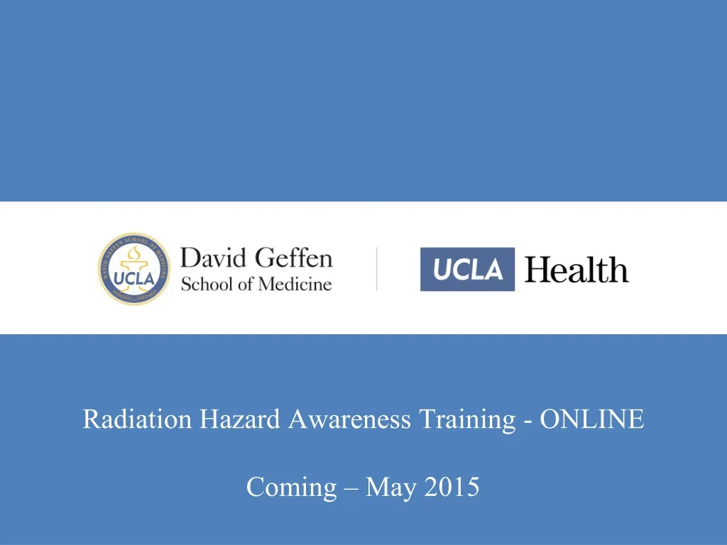 radiation hazard awareness training online coming