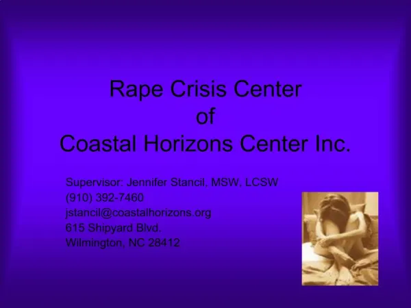Rape Crisis Center of Coastal Horizons Center Inc.