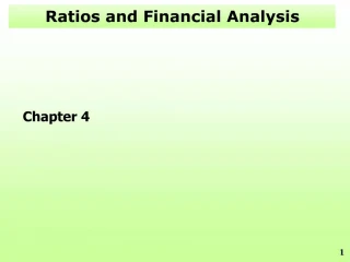 Ratios and Financial Analysis - slide 1