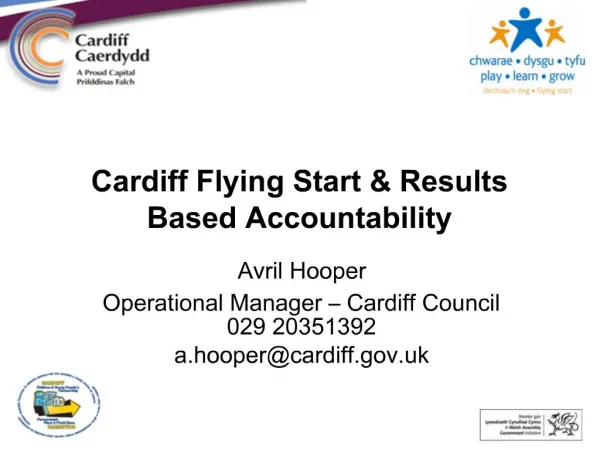 Cardiff Flying Start Results Based Accountability