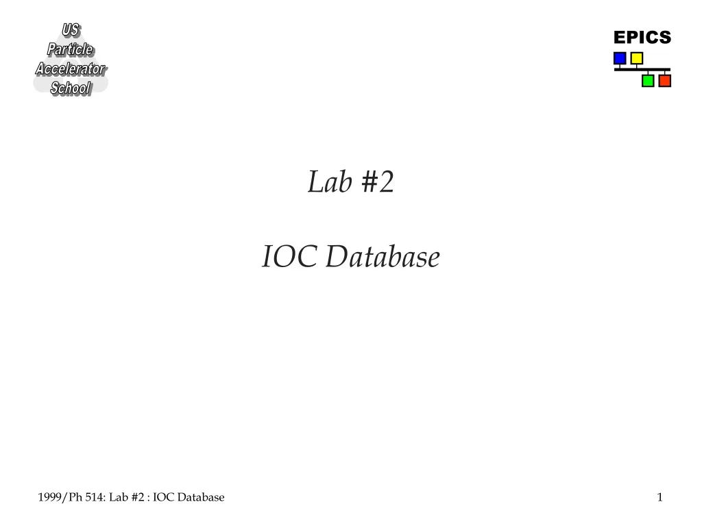 lab 2 ioc database