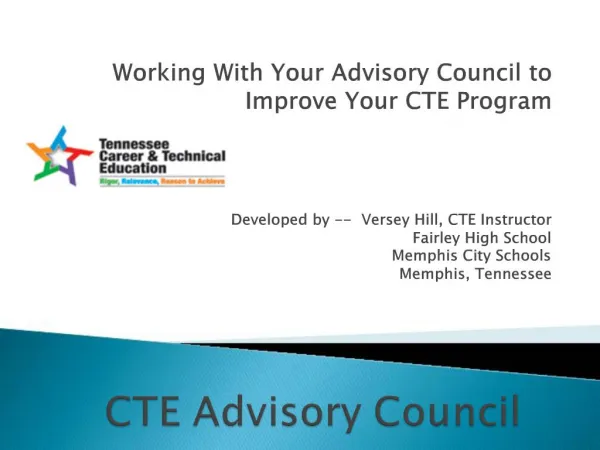 CTE Advisory Council