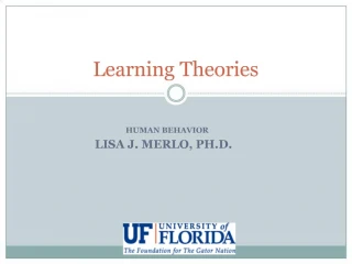 Learning Theories