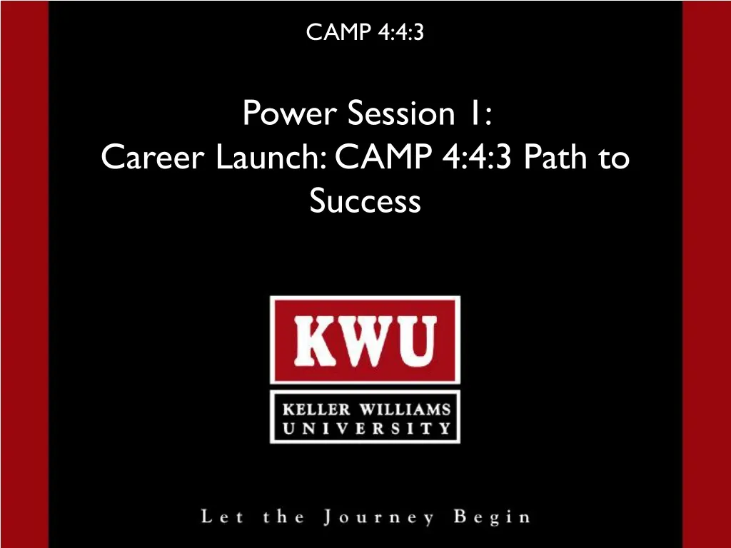 camp 4 4 3 power session 1 career launch camp 4 4 3 path to success