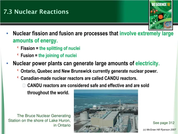 7 3 nuclear reactions
