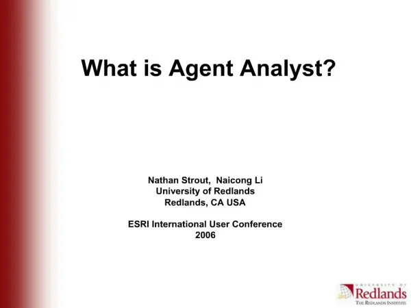 What is Agent Analyst
