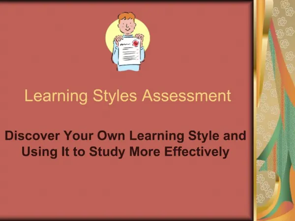 Learning Styles Assessment