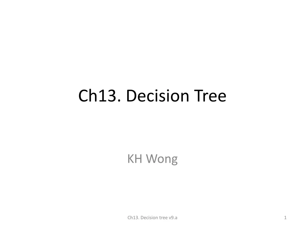 ch13 decision tree
