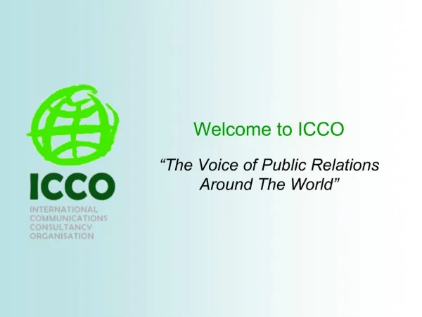 Welcome to ICCO