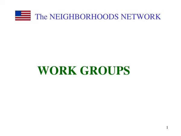 The NEIGHBORHOODS NETWORK