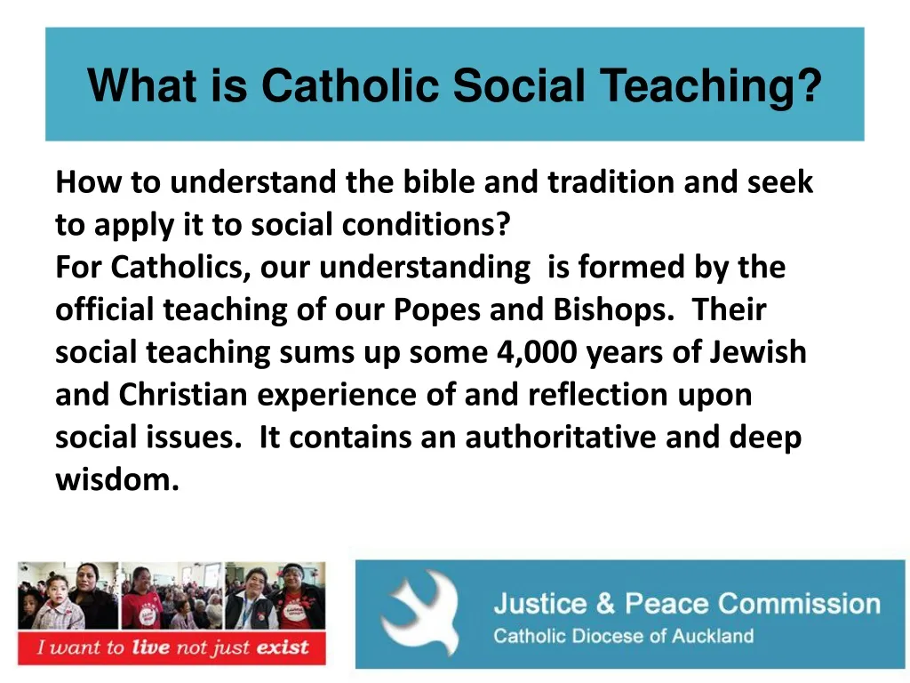 what is catholic social teaching