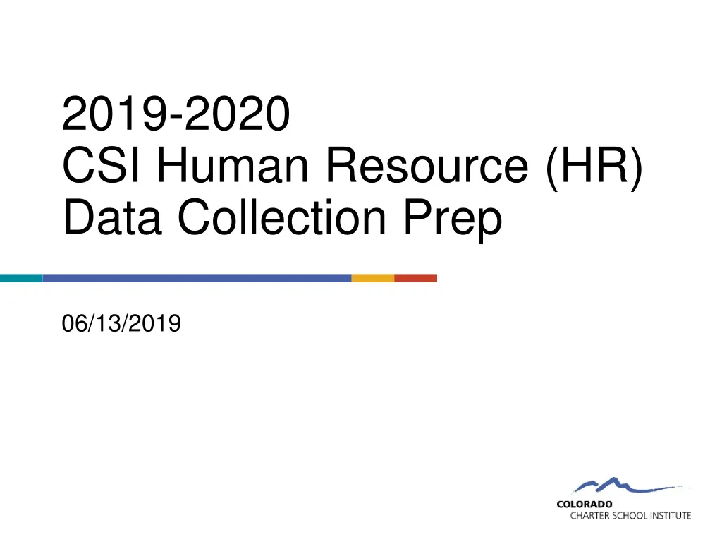 2019 2020 csi human resource hr data collection prep