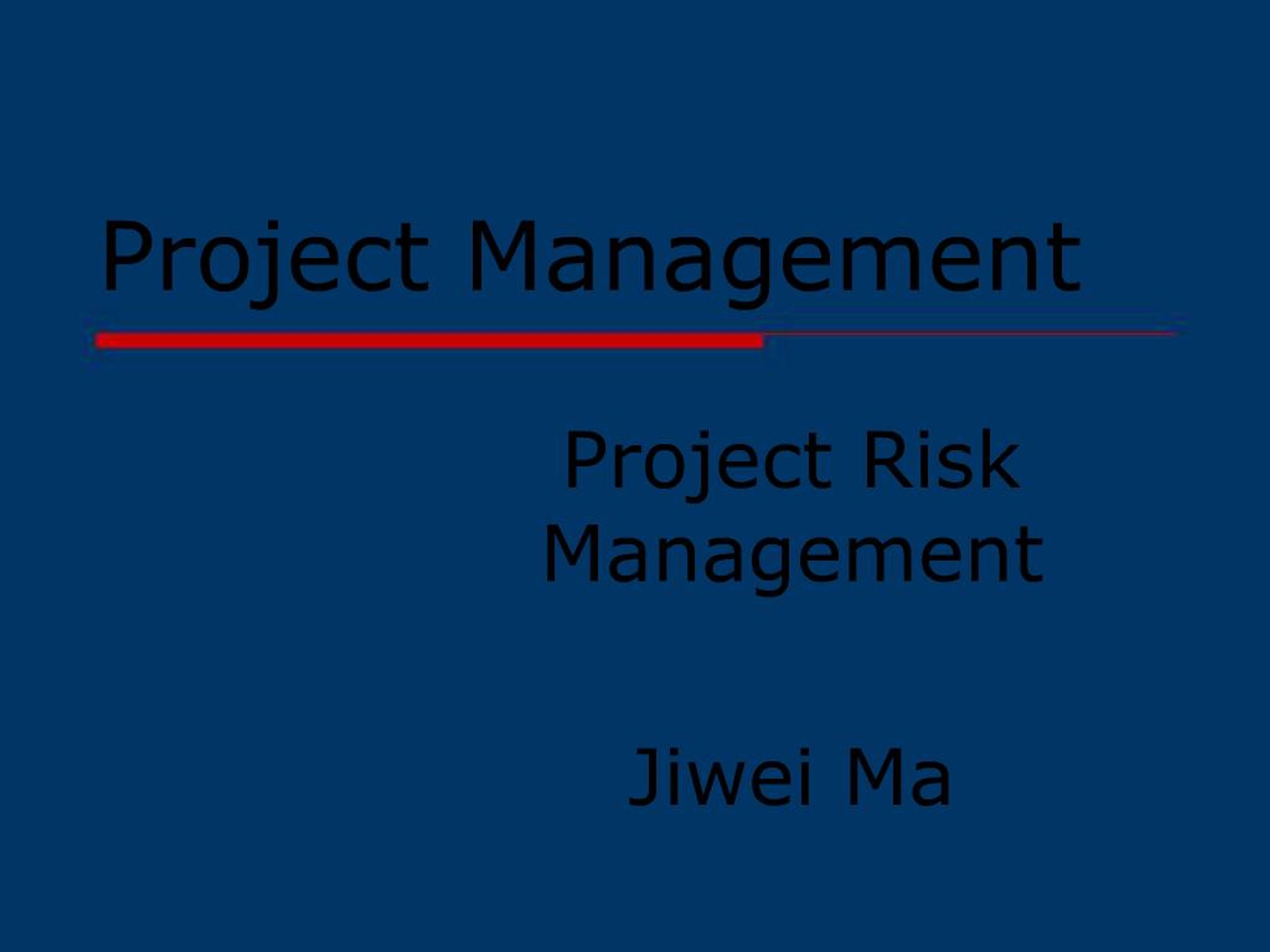 PPT - Construction Project Risk Management Techniques PowerPoint ...