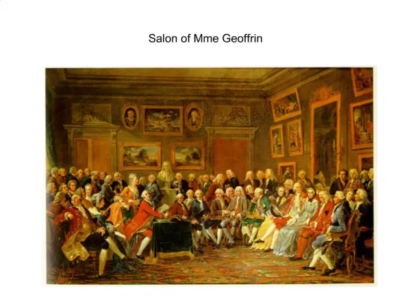 Salon of Mme Geoffrin