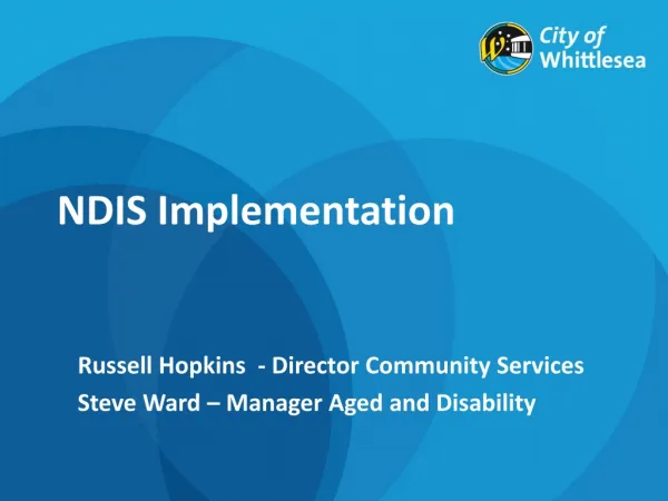 NDIS Implementation