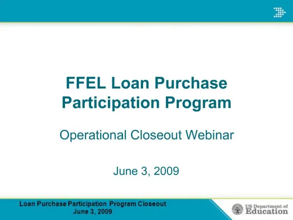 FFEL Loan Purchase Participation Program