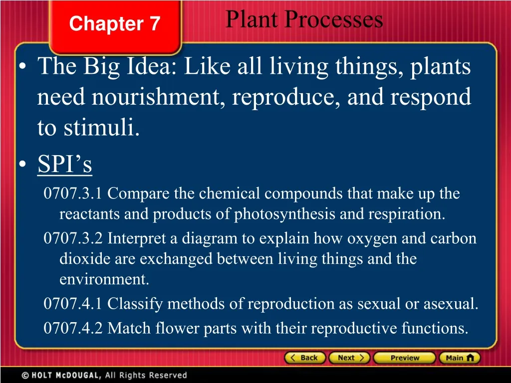 plant processes