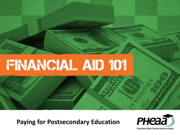 Paying for Postsecondary Education