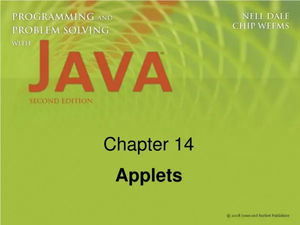 Chapter 14 Applets