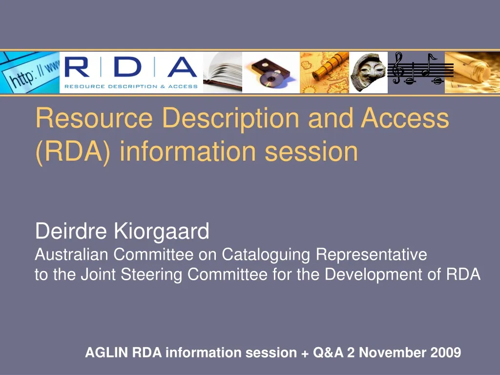 resource description and access rda information