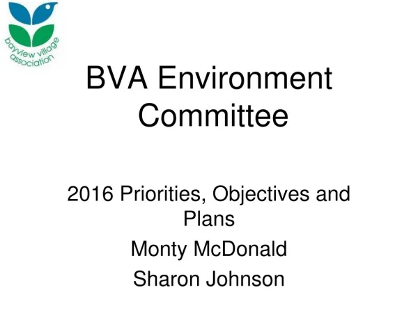 BVA Environment Committee