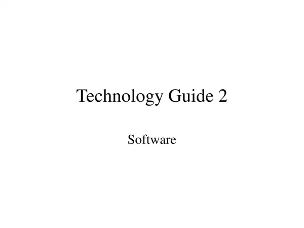 Technology Guide 2