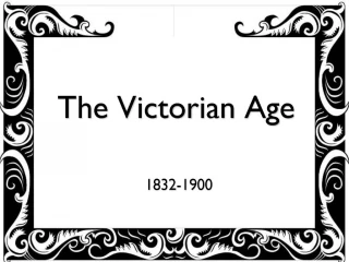 The Victorian Age - slide 1