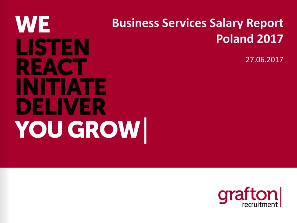 business services salary report poland 2017