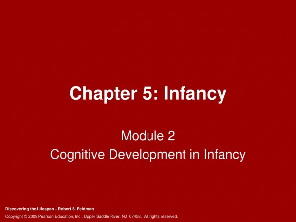 Chapter 5: Infancy