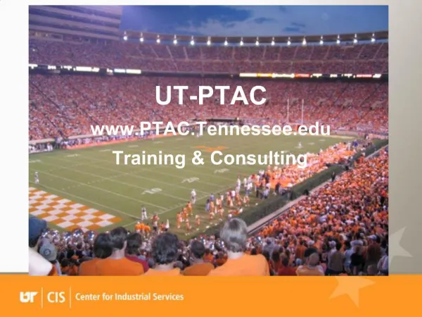 UT-PTAC PTAC.Tennessee Training Consulting