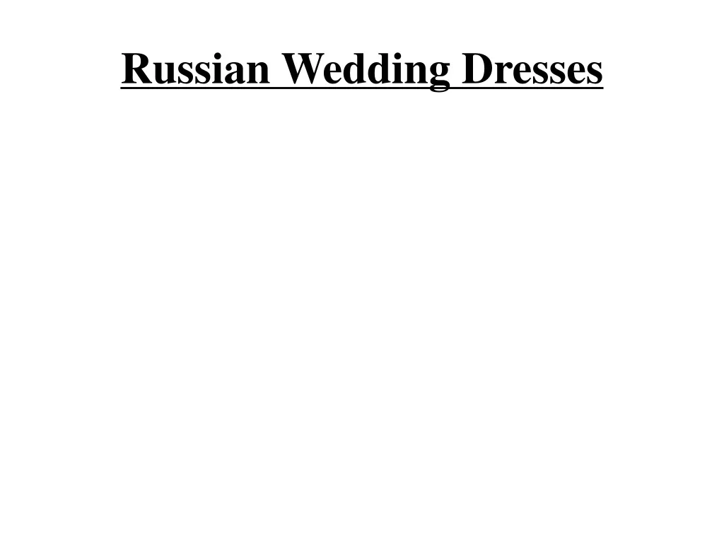 russian wedding dresses
