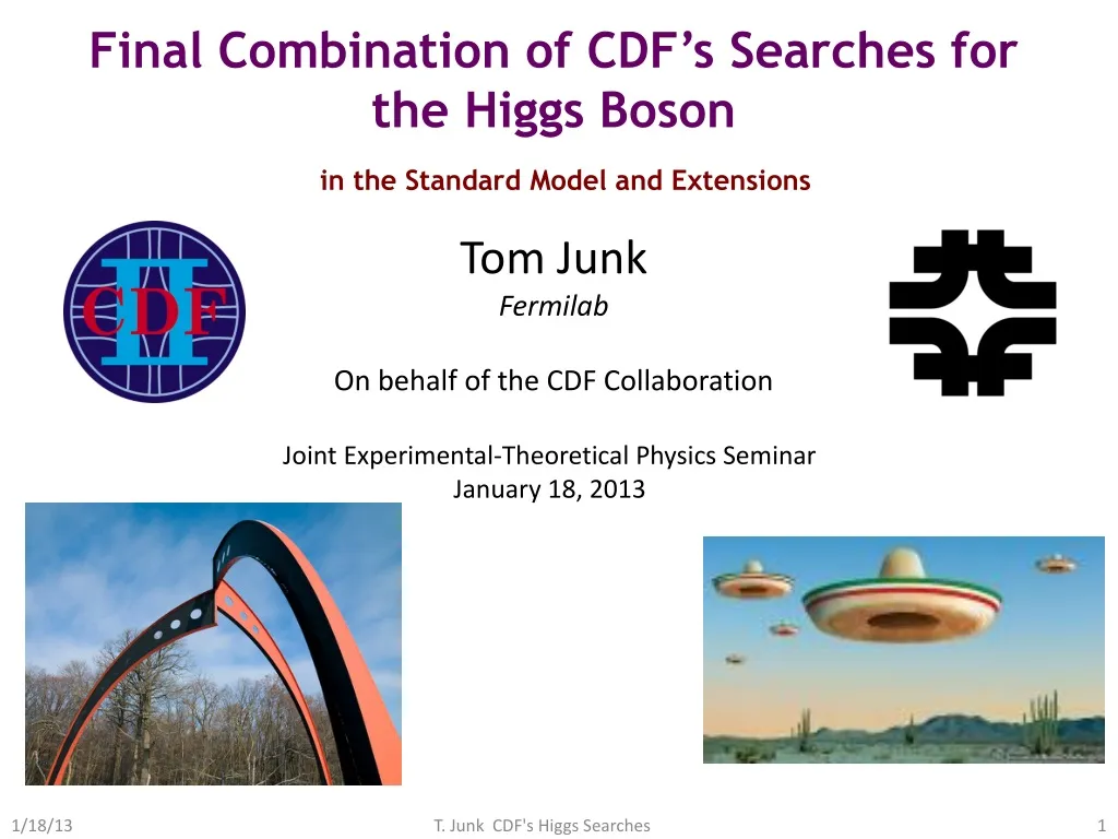 final combination of cdf s searches for the higgs