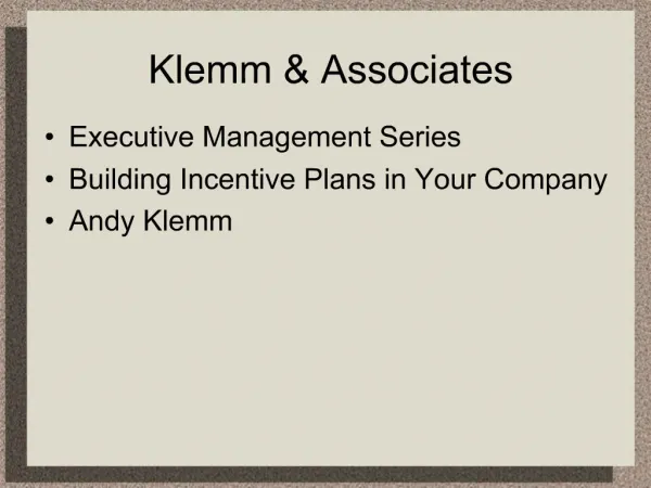 Klemm Associates