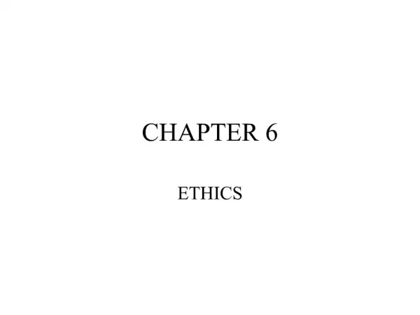 ETHICS