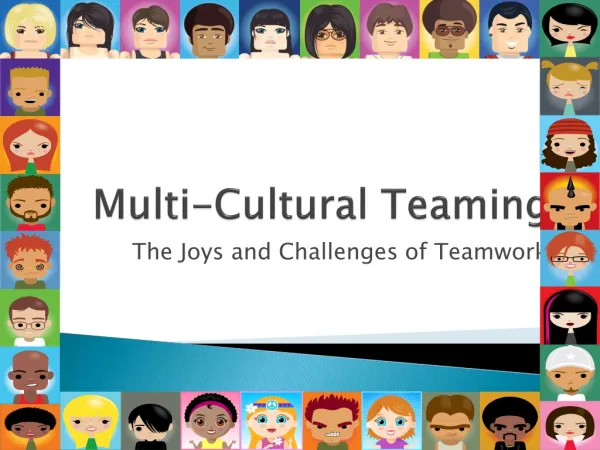 Multi-Cultural Teaming