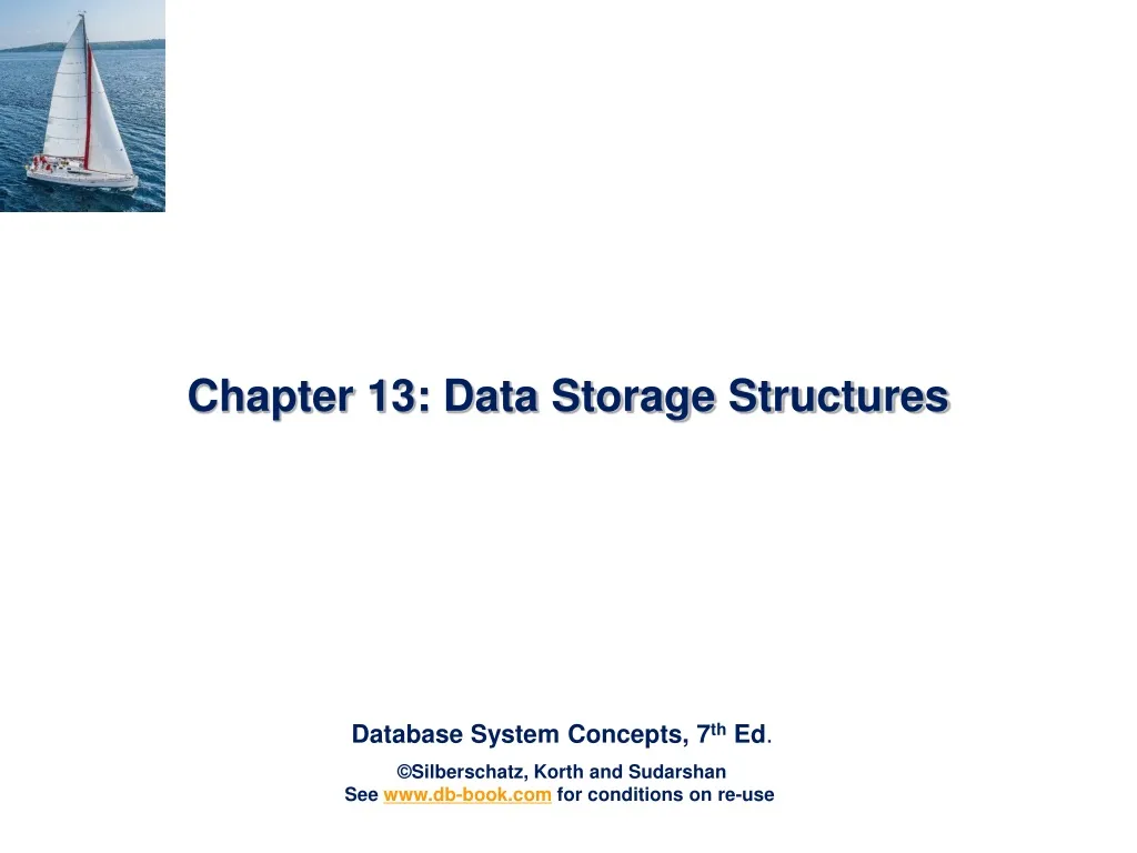 chapter 13 data storage structures