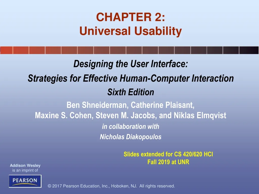 chapter 2 universal usability