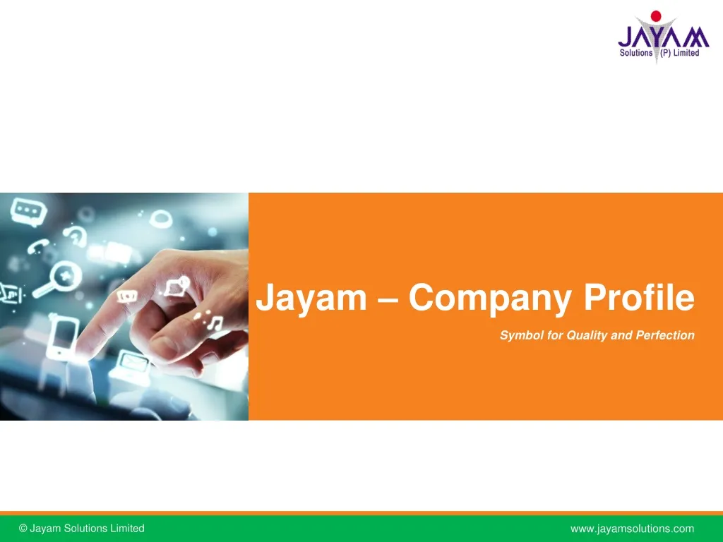 jayam company profile