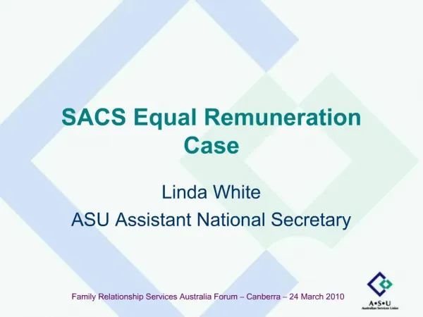 SACS Equal Remuneration Case
