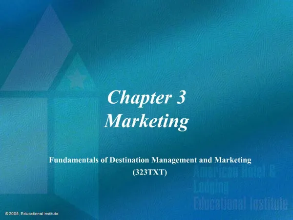 Chapter 3 Marketing