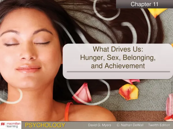 What Drives Us: Hunger, Sex, Belonging, and Achievement