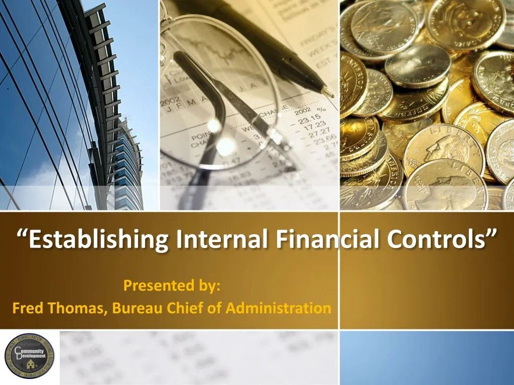 establishing internal financial controls